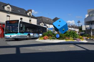 Image d'un bus circulant à Chartres-de-Bretagne
