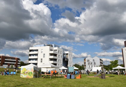 Inauguration du festival J'ags pour ma planète à la ZAC des Portes de la Seiche