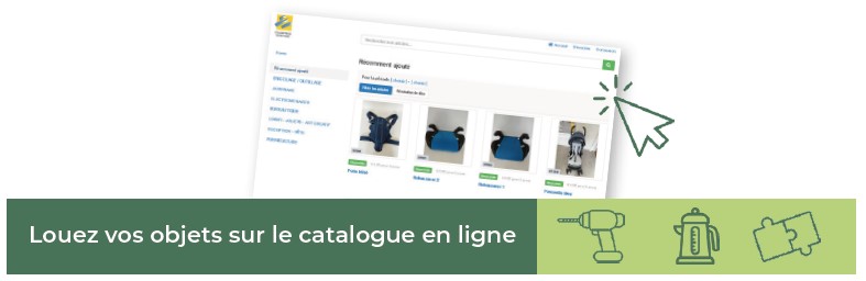 Accéder au catalogue d'objets