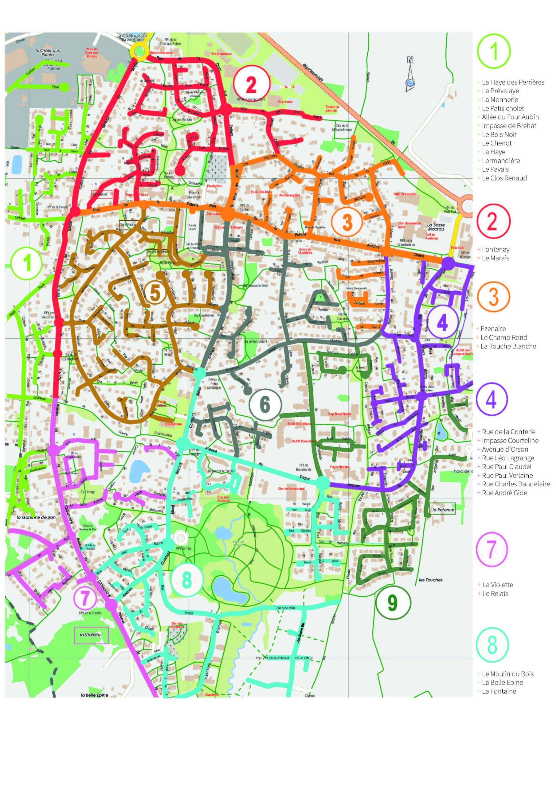 Découpage électoral de la commune