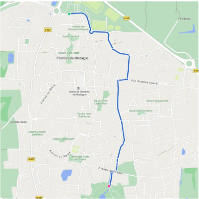 Plan de balade aller